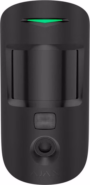 Ajax Motioncam Phod Superior Rilevatore di Movimento con Wi-Fi Nero