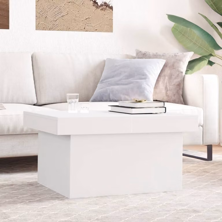 Maison Exclusive - Tavolino bianco 100x55x40 cm Materiale ligneo