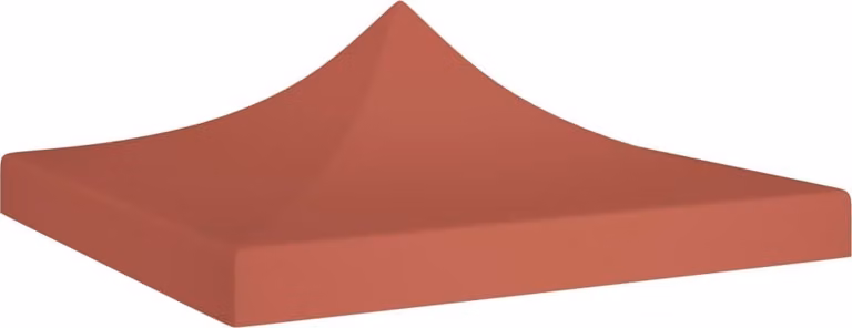 Maison Exclusive - Telo per tendone da festa 3x3 m, rosso terracotta, 270 g/m²