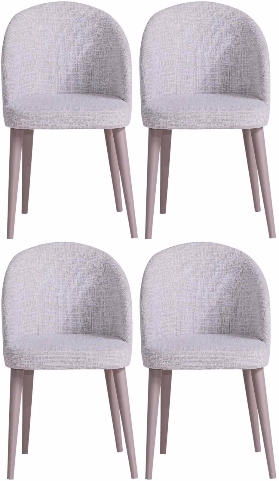 Sedia in stile moderno, colore bianco, in legno e tessuto morbido, nuova e comoda, per la sala da pranzo