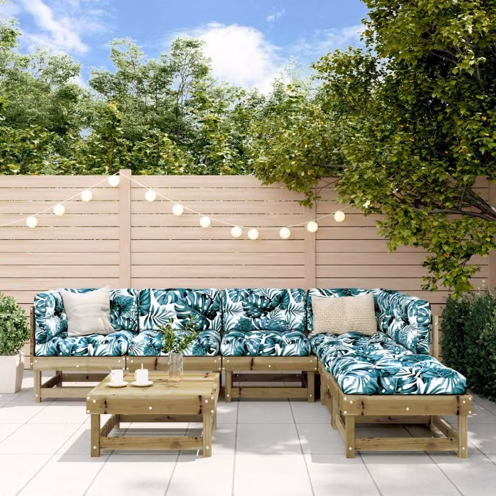 Maison Exclusive - Set da giardino da 7 pezzi in legno di pino trattato