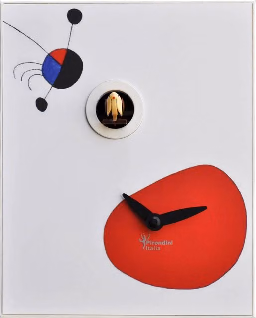 Orologio a Cucù da Parete 16,5x20x10cm Pirondini Italia D'Apres Mirò