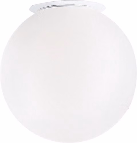 Applique/Plafoniera Emily Rossini Group - Diametro 30cm, Vetro Satinato Bianco, Attacco E27 IP20, Versatile, Ideale per Parete o Soffitto