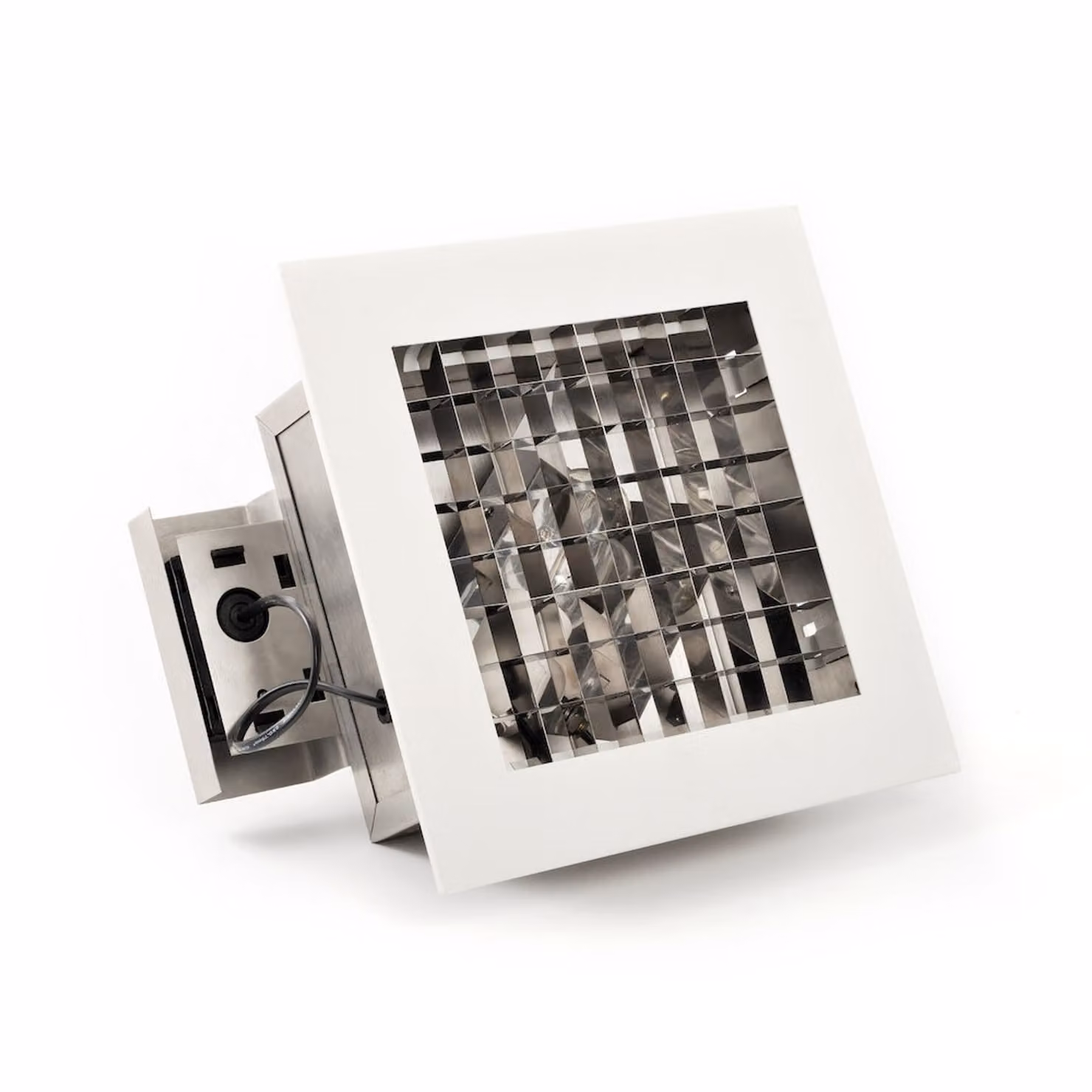 Faretto da incasso a soffitto Konstsmide a LED bianco, 3000K, 550 lm, 1x6W, 240 V, alluminio, dimmerabile, 7098-200