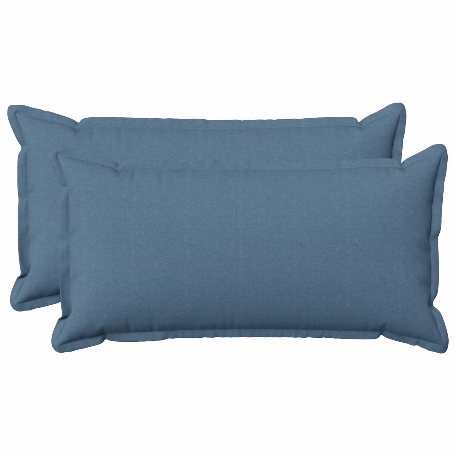 Set di 2 federe vidaXL HOUTEN blu jeans, L/P: 40 x 80 cm