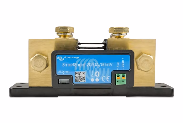 Monitoraggio batteria Victron SmartShunt 2000A 50mV