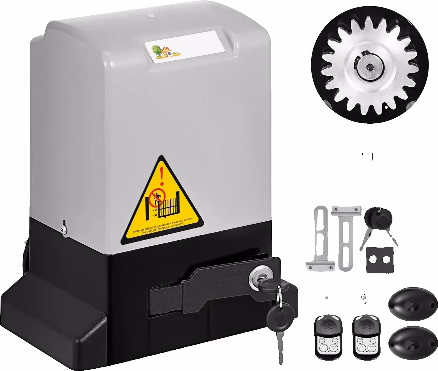 Apricancello automatico, portata 1300 lbs, 2 telecomandi, PY600AC