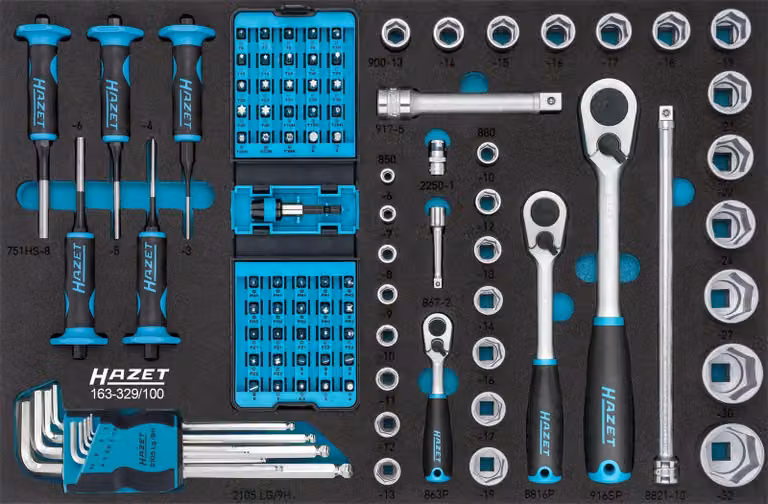 Assortimento di utensili 163-329/100