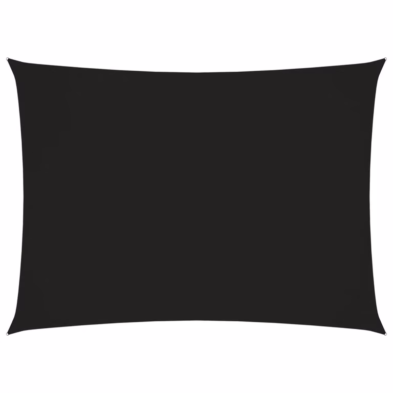 The Living Store Tenda da sole in tessuto Oxford rettangolare 2x3,5 m nero