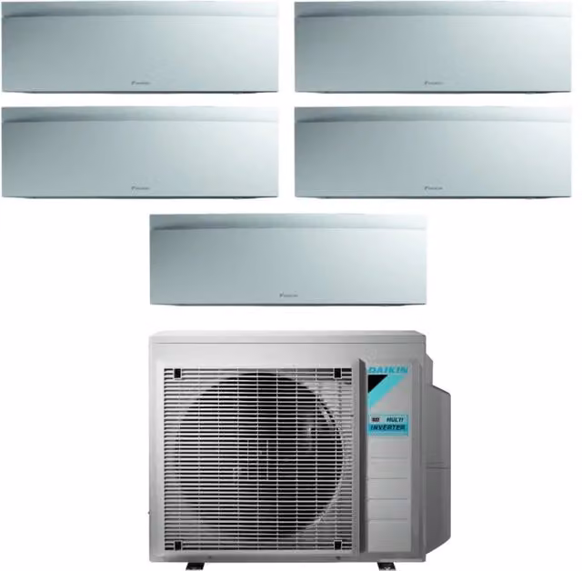 Climatizzatore Condizionatore Daikin Bluevolution Penta Split Inverter serie EMURA WHITE III con Wi-Fi Integrato Colore Bianco