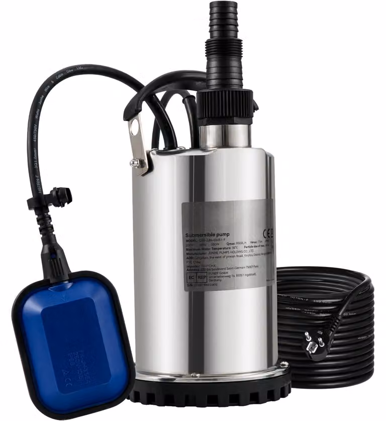 Pompa sommergibile per acque reflue - 2200W, 3HP - Elettrica - 29 kg - Adatta per piscine e scantinati