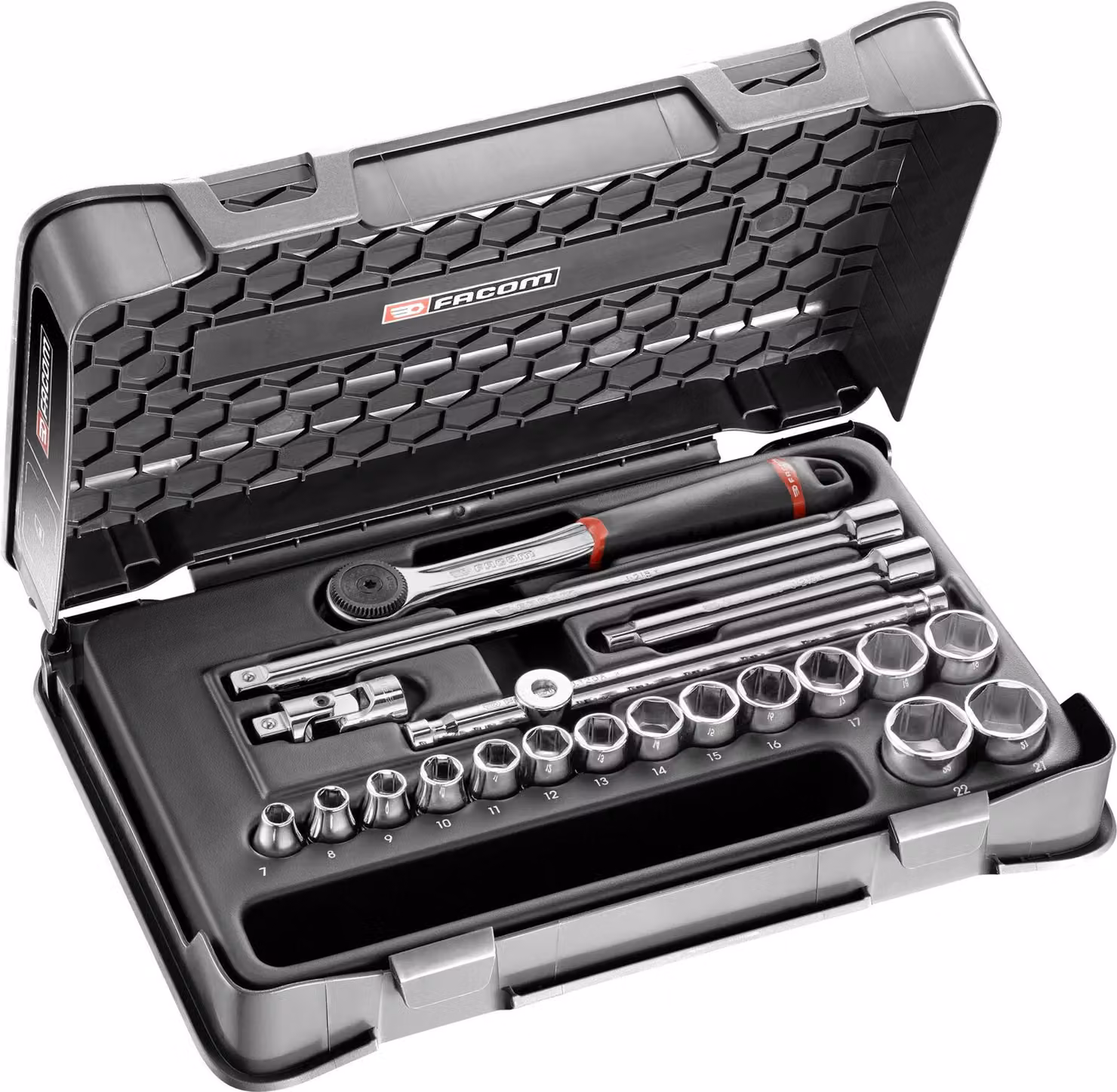 Facom Steckschluessel-Set 3/8 J.161B, 20-tlg