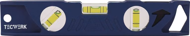 Livella a bolla torpedo, 25 cm, precisione ± 1,0 mm/m, marca TECWERK