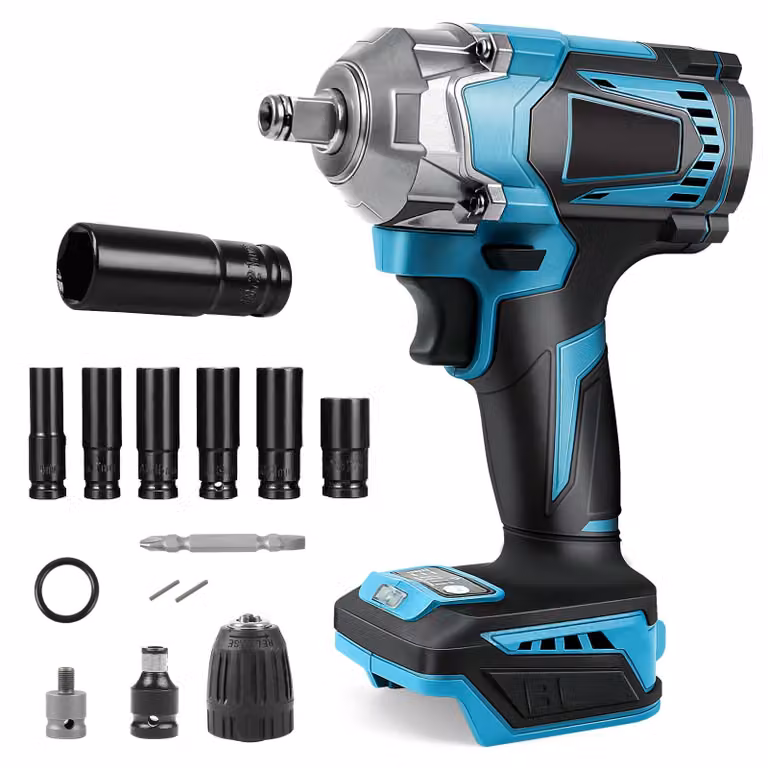 Avvitatore a percussione a batteria da 700 Nm, compatibile con batterie al litio da 18V