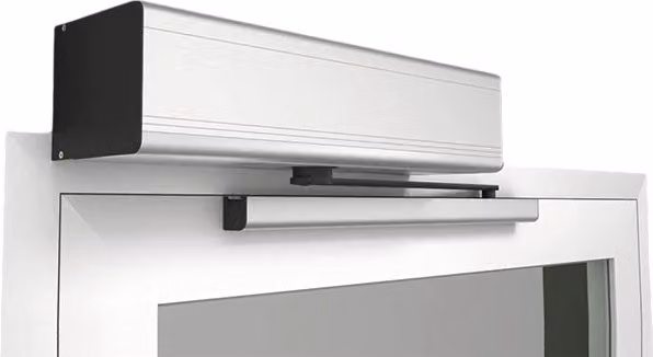 Motore per porte automatiche a battente da interno Aprimatic 42605/001, portata 200kg, colore argento