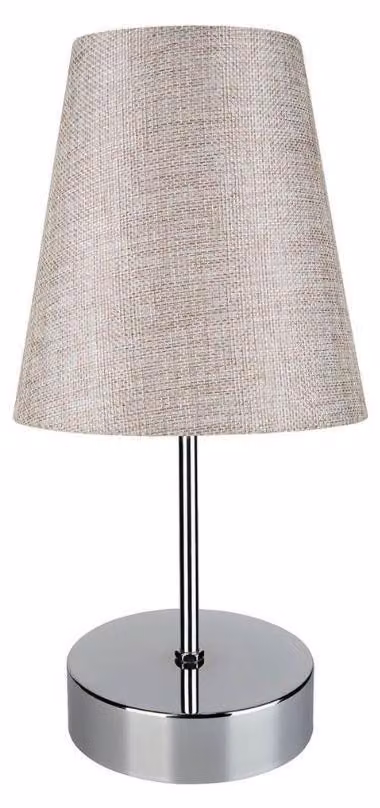 Lampada da tavolo cromo beige Estelya ASZ1068