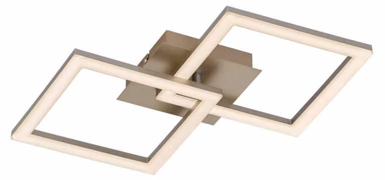 Apparecchio a soffitto a LED, 52,5 x 31 x 6,5 cm, bianco caldo