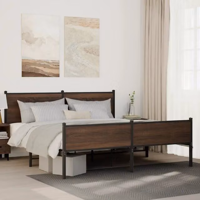 Giroletto in metallo vidaXL colore marrone L: 187 cm, P: 91,5 cm, H: 219 cm
