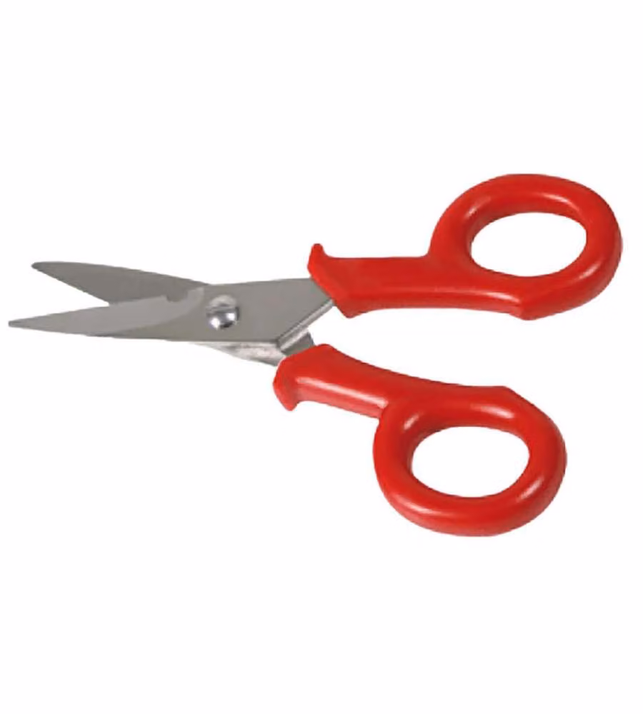 Valex Forbici da Elettricista Rosse con Lame in Acciaio Cromato 145 mm