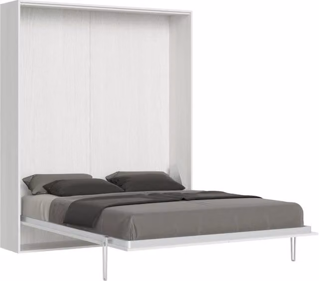 Letto Matrimoniale a Scomparsa Salvaspazio Kentaro GIORDANOSHOP Bianco 160x200 cm