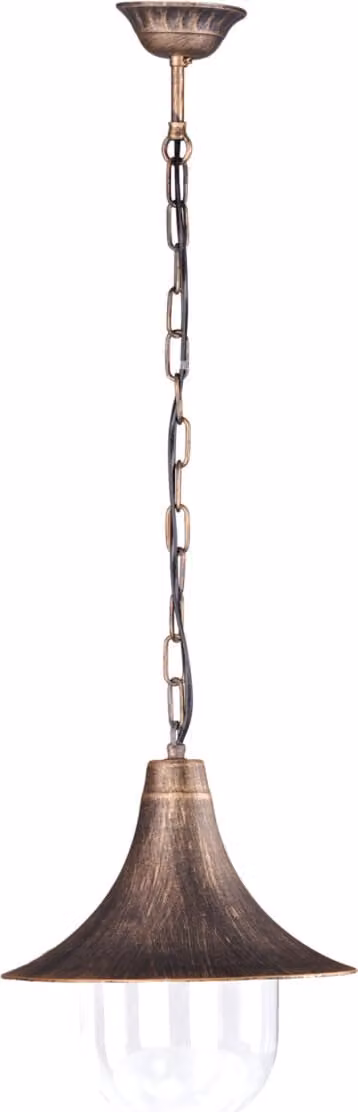 Lampada da giardino a sospensione industriale Kaja BOSTON K-8126 NERO/ORO