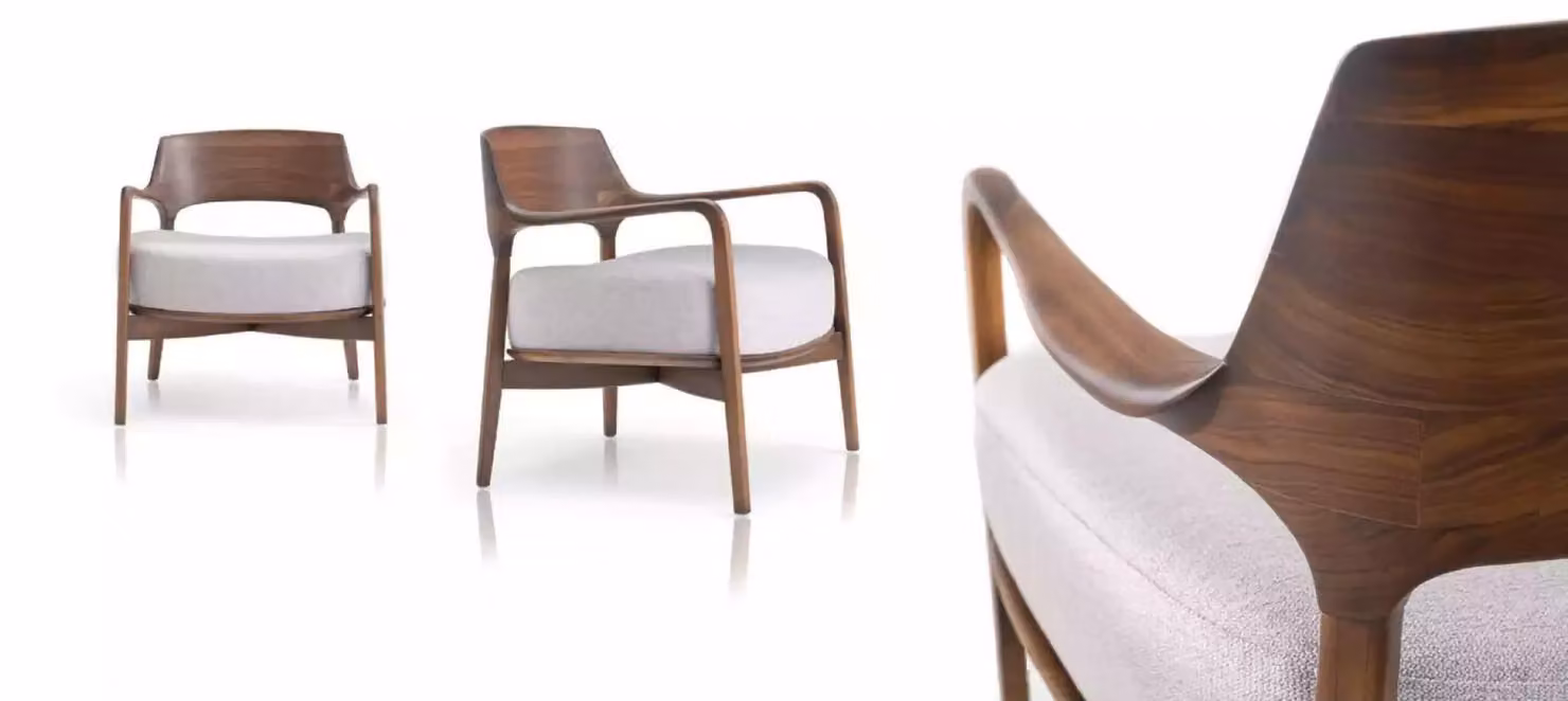 Esszimmer Stuhl Wohnzimmer Lehnstuhl Stühle Holz Modern Polster Lehnstühle
