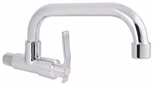Rubinetto per acqua fredda da montare a parete, girevole a 360°, attacco G1/2"