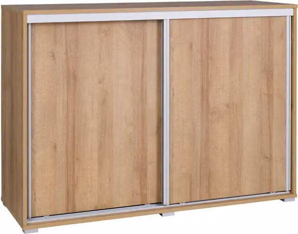 Cassettiera con ante BARNUM 2 - rovere riviera
