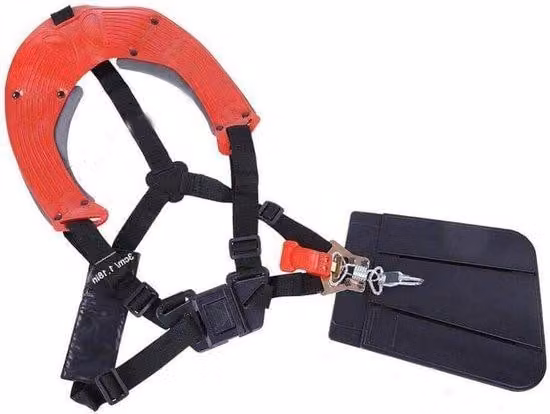 Imbracatura in nylon con spallacci - Comoda e regolabile - Accessori per tosaerba robotizzati - Cinghia in nylon per lavori di giardinaggio.