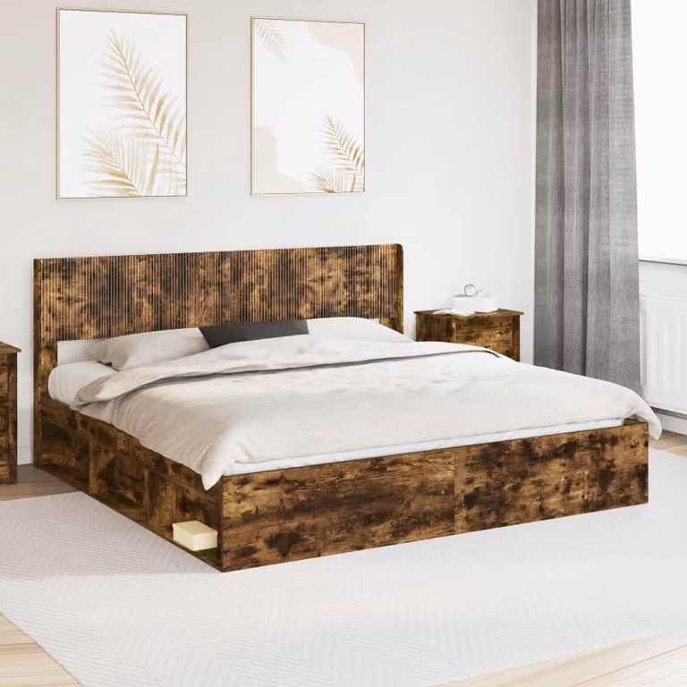 Testiera Letto Moderna vidaXL in Legno Ingegnerizzato Marrone
