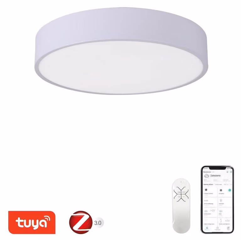 IMMAX NEO RONDATE SLIM Plafoniera intelligente 40 x 7cm 28W bianco Zigbee 3.0, TUYA