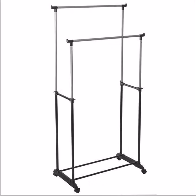 Stender Portabiti in Metallo Five Simply Smart Nero L: 80 cm, P: 42 cm, H: 110/135/160 cm