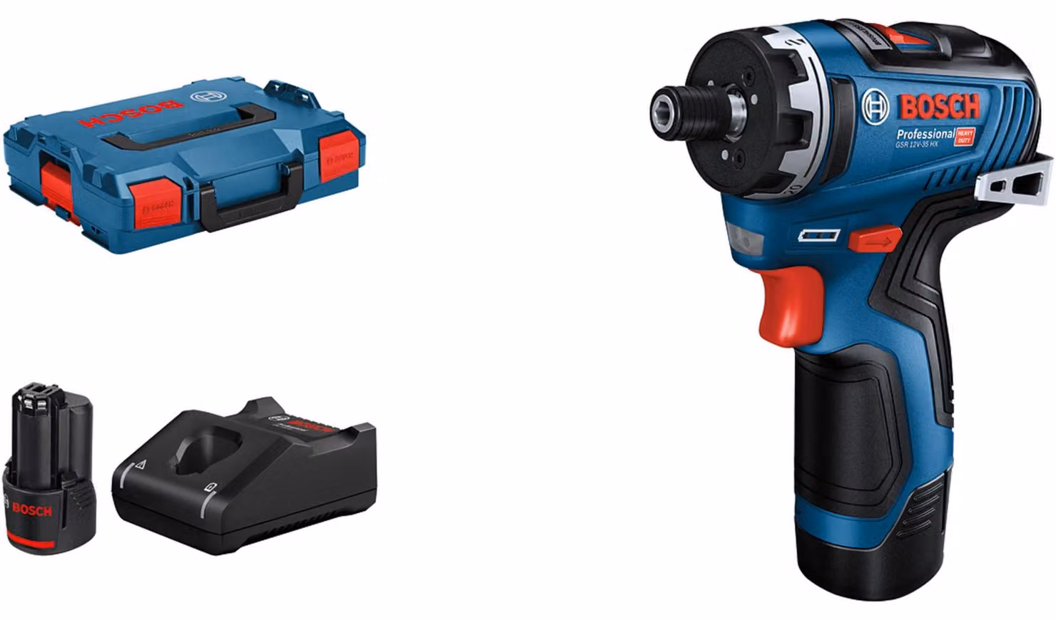 Bosch 06019J9100 Bosch GSR 12V-35 Kit HX L-BOXX Akku-Schrauber