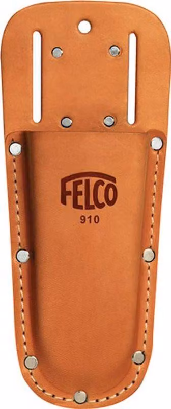 Custodia in pelle FELCO per tutte le forbici da potatura con passante e clip - FELCO 910