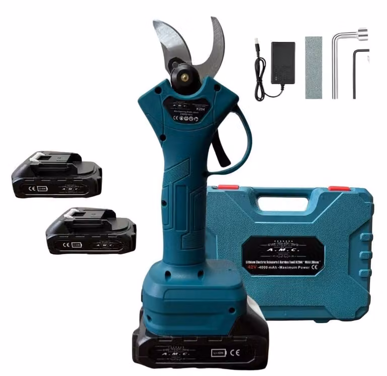 Set di motosega e potatore Accu - 42 Volt - Lame da 8 pollici - Ideale per giardinaggio e lavorazione del legno