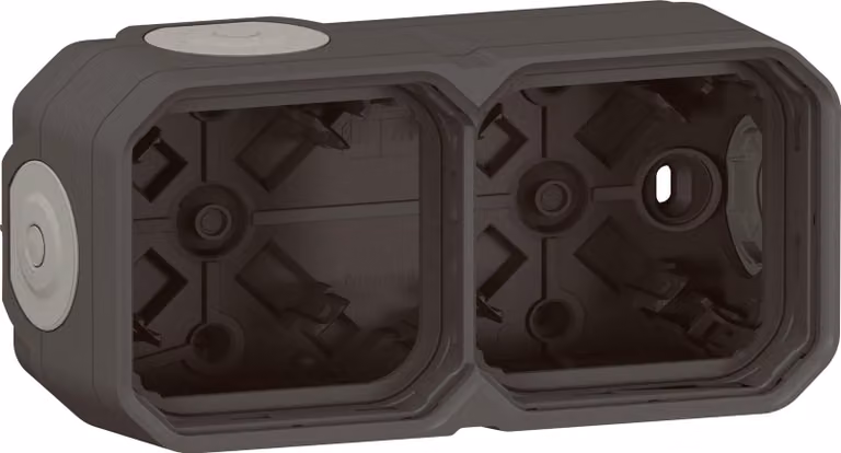 Legrand Plexo NEW custodia a 2 vie 069602L orizzontale e verticale antracite 1 (069602L)