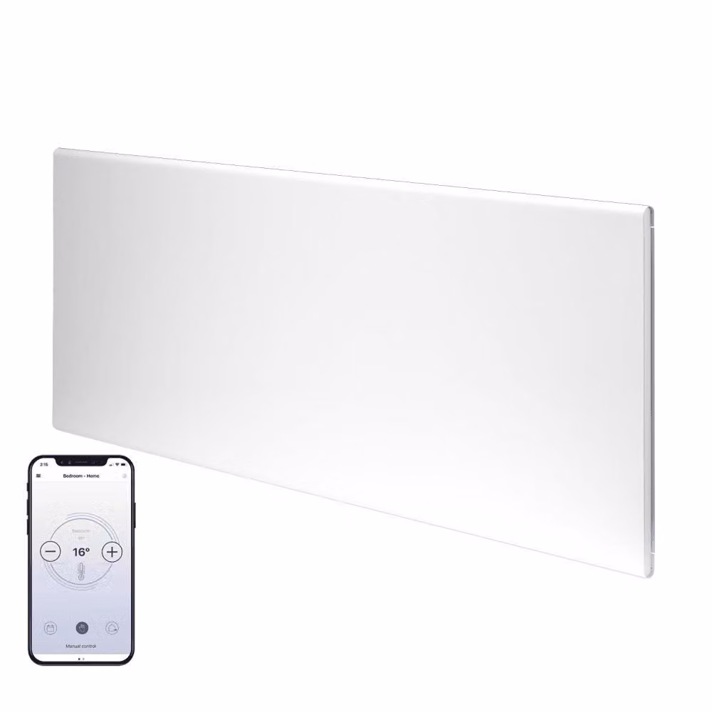 Radiatore elettrico - Bianco - 1400 Watt, 33 cm x 109 cm