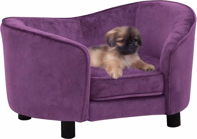 Divano per Cani Borgogna 69x49x40 cm in Peluche 171024