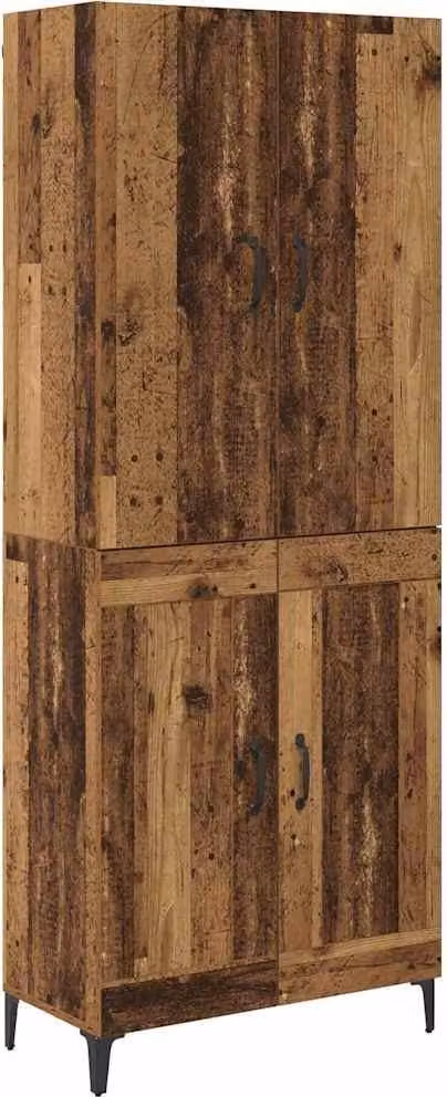 Credenza Legno vecchio 69,5 x 34 x 180 cm Legno multistrato