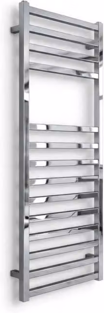 Termoarredo scaldasalviette square cromo lucido per bagno profilo quadro *** finitura- cromo lucido, misure h1200xl50...