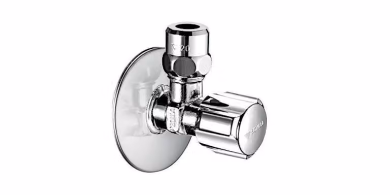 Valvola di regolazione angolare Schell COMFORT cromata, design corto 1/2" x 3/8" 049030699