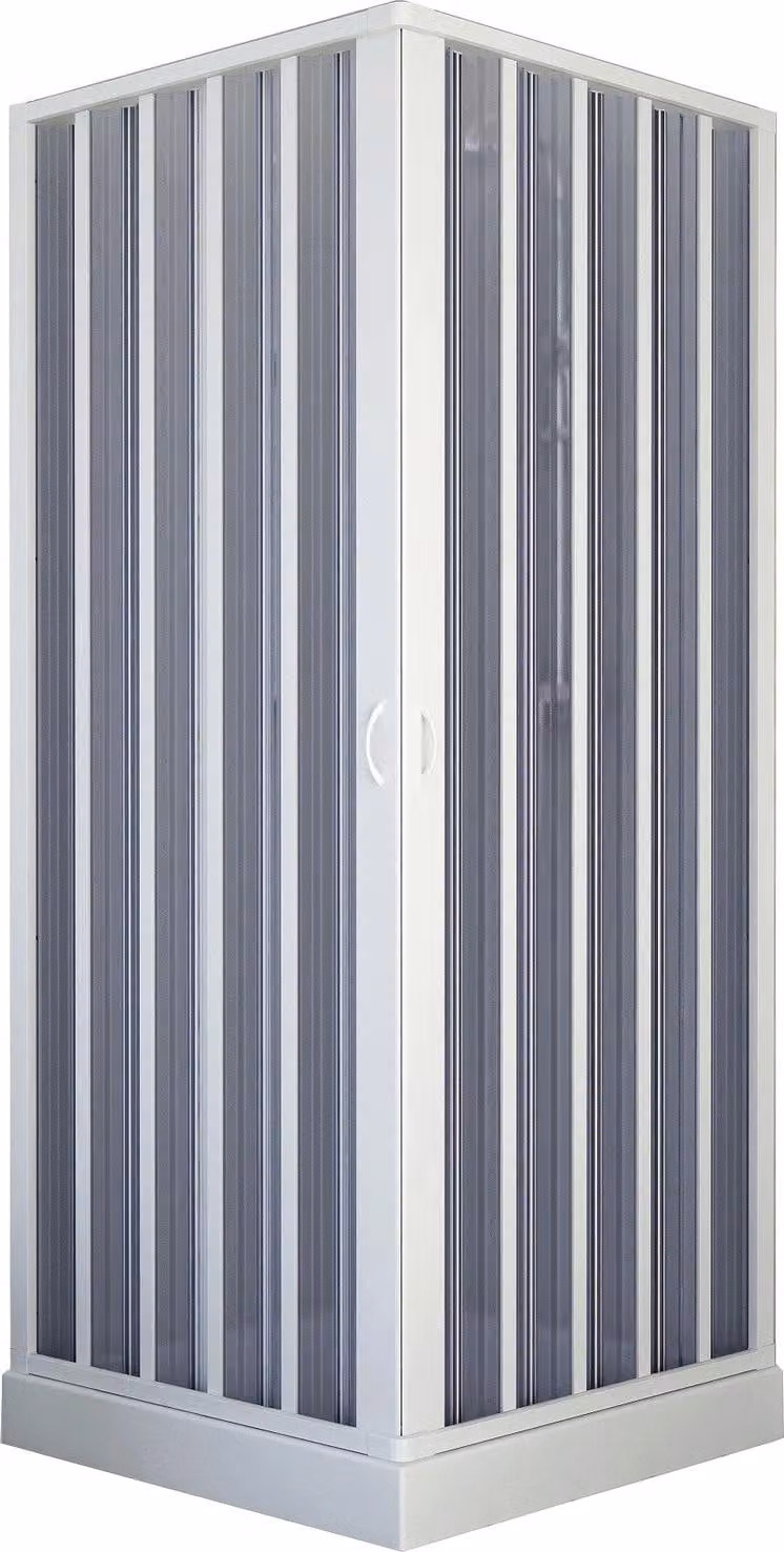 Cabina doccia FORTE Porta doccia a soffietto Porta doccia ad angolo Bari 80 x 80 cm circa
