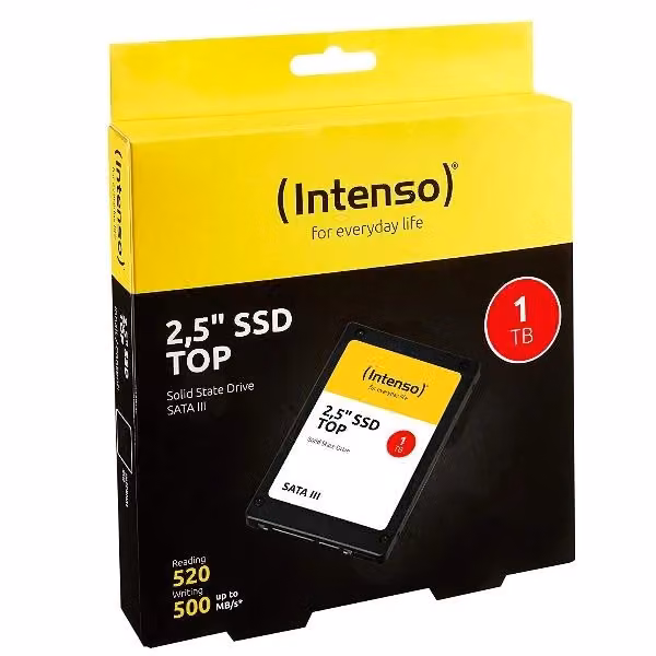 SSD interno Intenso SATA III da 1TB, colore nero – 2