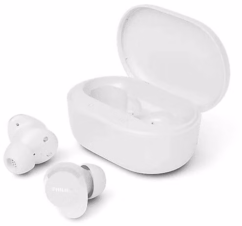 Auricolari True Wireless Bluetooth Philips TAT1300WT/00 Bianchi con ricarica USB-C