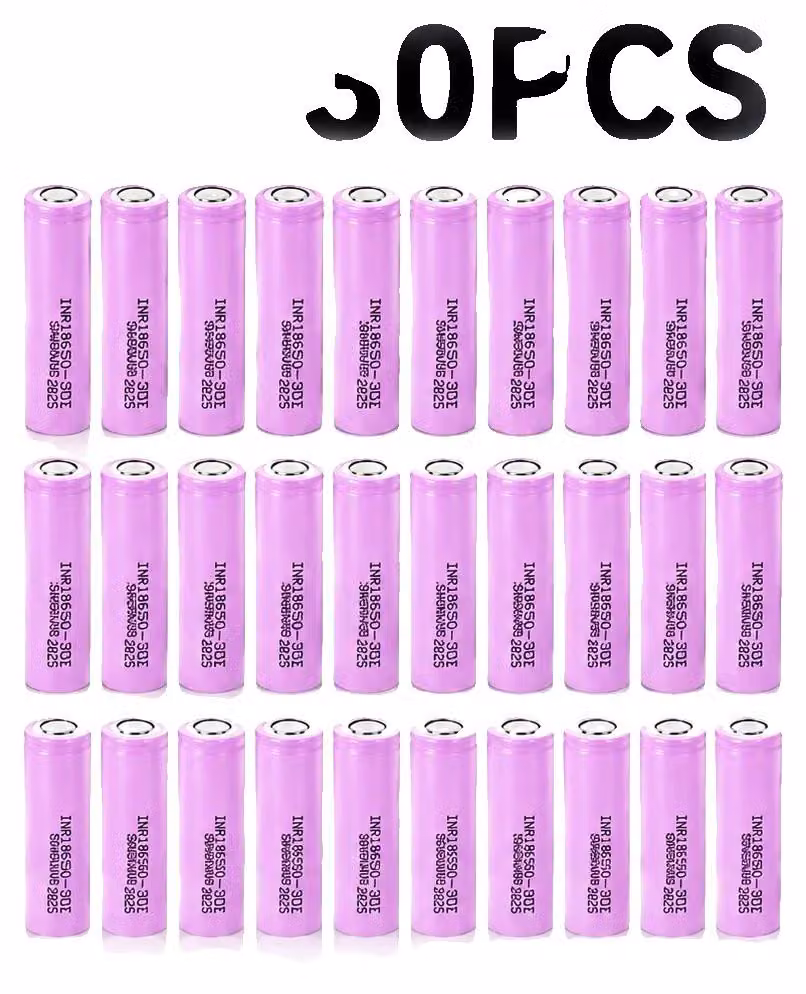 Batterie ricaricabili, capacità di 3500mAh, lunga durata, modello INR18650 35E X30
