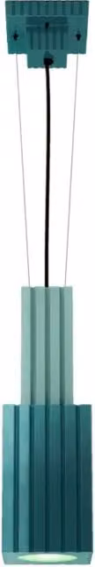 Sospensione Vintage Metra Ceramica Turchese E Verde Petrolio 1 Luce E27