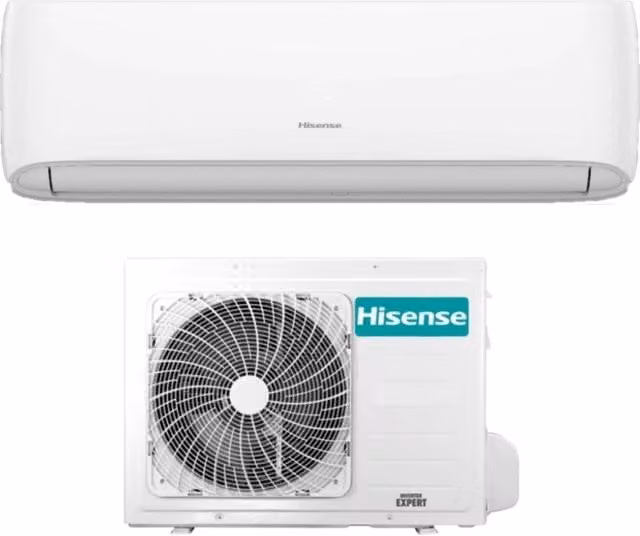 Condizionatore Hisense Hi-Comfort CF25YR4BG Split Mobile da 9000 Btu, Classe Energetica A++, Wi-Fi Integrato e Controllo via App, Colore Bianco