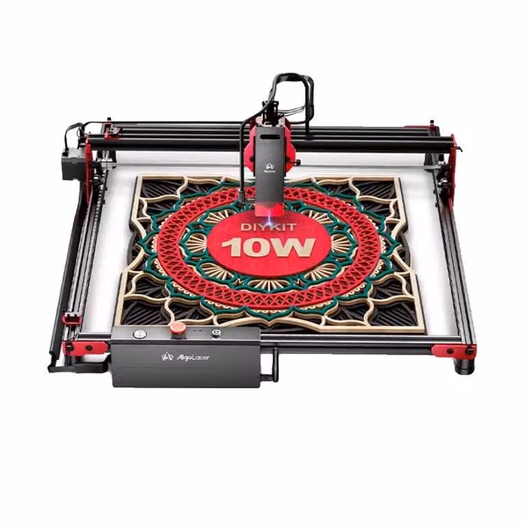 Macchina per incisione e taglio laser, disponibile con potenze di 5W e 10W, velocità di incisione di 12000 mm/min, kit fai-da-te da 10W