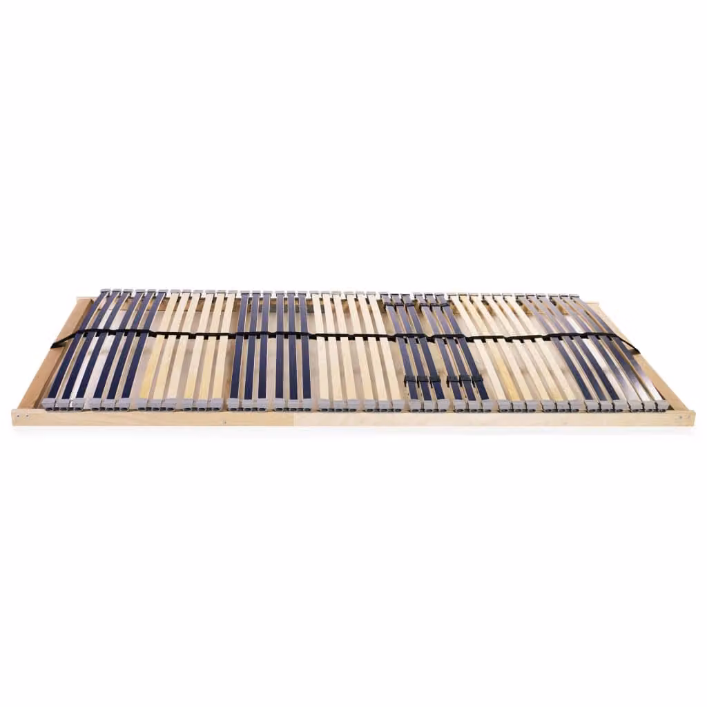 vidaXL Rete a doghe con 42 doghe, 7 zone, 140x200 cm
