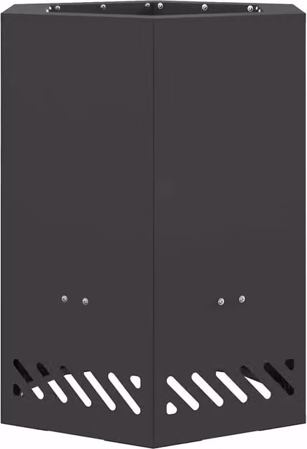 Focolare Senza Fumi Nero in Acciaio DESIGN IN L/P/H: 38 x 38 x 51 cm CFW5320573 – 1